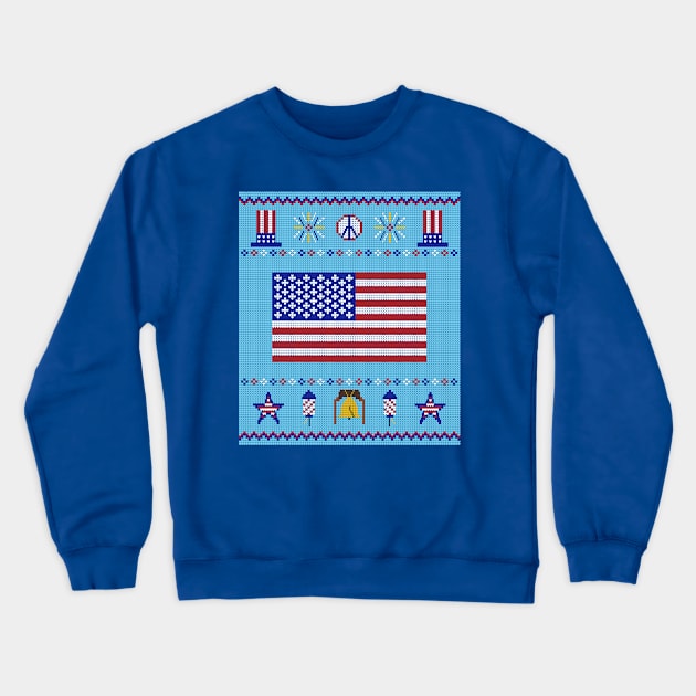 Americana Knit Crewneck Sweatshirt by CupcakeCandice